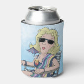 Beach Babe Koelbox Blikjeskoeler (Blikje Voorkant)