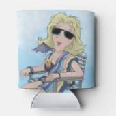 Beach Babe Koelbox Blikjeskoeler (Achterkant)