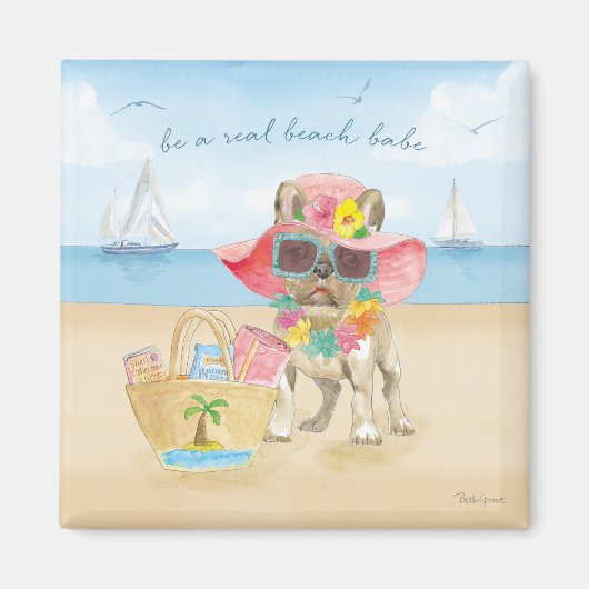 Beach Babe Magneet (Voorkant)