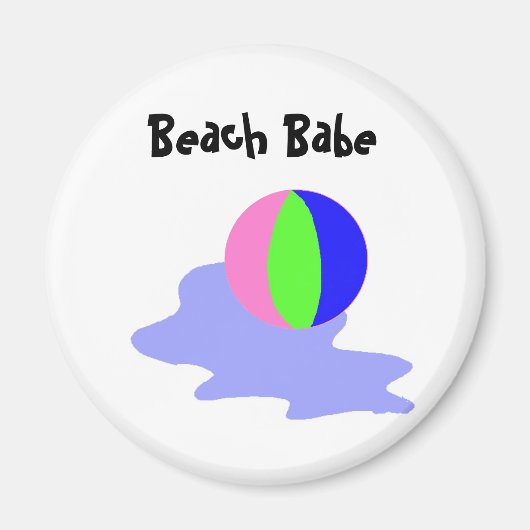Beach Babe Magneet (Voorkant)