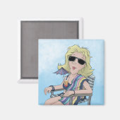 Beach Babe Magnet (Voorkant / Achterkant)