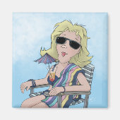 Beach Babe Magnet (Voorkant)