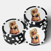 Beach Babe Pin UP Poker Chips (Opstapeling)