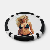 Beach Babe Pin UP Poker Chips (Enkel)