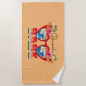 Beach Babe Strandlaken (Voorkant)