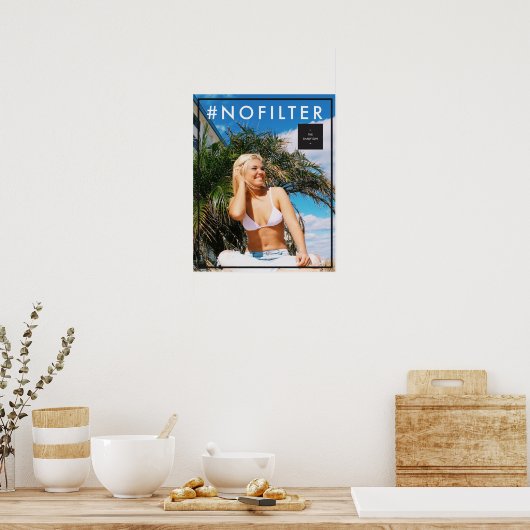 Beach Babe Tanning Poster (Keuken)