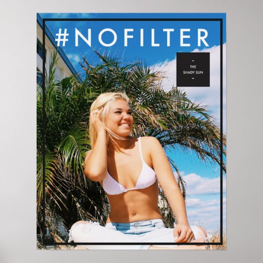 Beach Babe Tanning Poster (Voorkant)