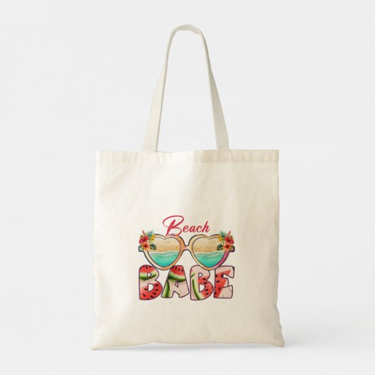 Beach Babe Tote Bag (Achterkant)