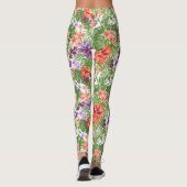 Beach Babe Tropische Leggings (Achterkant)