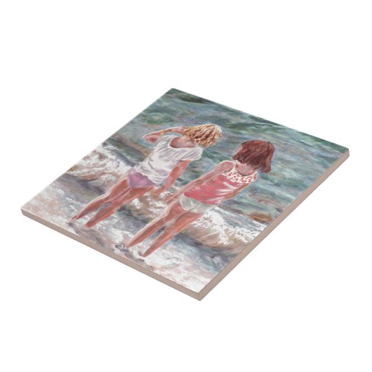 Beach Babies Tegeltje (Zijkant)