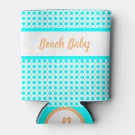 Beach Baby Aqua White Beachy Zomer Collectie Blikjeskoeler