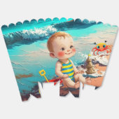 Beach Baby Bedankdoosjes (Ongevouwen)