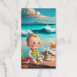 Beach Baby Cadeaulabels