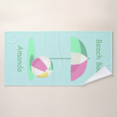 Beach Baby Girl Bath-handdoeken Badhanddoek (Badhanddoek)
