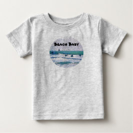 Beach Baby hangt tien Surfer Baby T-Shirt