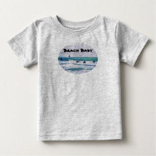 Beach Baby hangt tien Surfer Baby T-Shirt