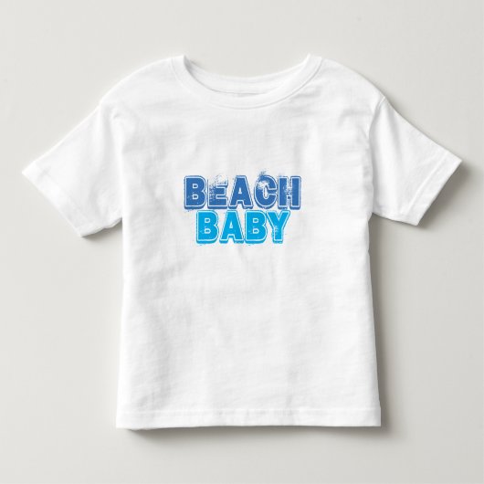Beach baby kinder shirts (Voorkant)