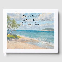 Beach Baby Memories Guest Book for Baby Shower Gastenboek