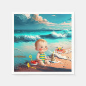 Beach Baby Servet (Voorkant)