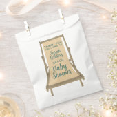 Beach Baby shower Dank u wel voor uw pleister Bedankzakje (Geknipt)