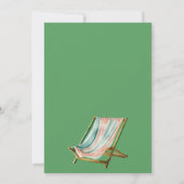 Beach Bach Party-uitnodiging Kaart (Achterkant)