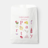 Beach Bachelorette Bash Vrijgezellenfeest Welkomst Bedankzakje (Voorkant)