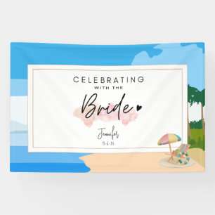 Beach Bachelorette   Kippen partij aangepast Spandoek