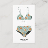 Beach Bachelorette Lingerie-insteekkaart Informatiekaartje (Voorkant)