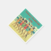 Beach Bachelorette Party cocktailservetten Servetten (Hoek)