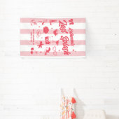 Beach Bachelorette Party De laatste Splash Custom Spandoek (Insitu)