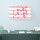 Beach Bachelorette Party De laatste Splash Custom Spandoek (Beurs)