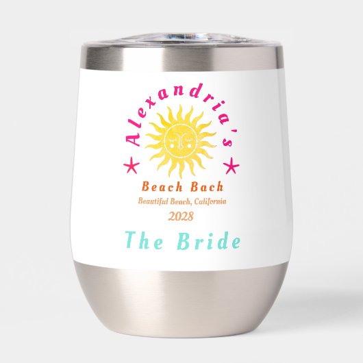 Beach Bachelorette Party Gepersonaliseerde bruid's (Voorkant)