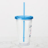 Beach Bachelorette Party Gepersonaliseerde bruidsm Acryl Drinkbeker (Rechts)