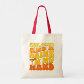 Beach Bachelorette Party Groovy bruid Squad Gift Tote Bag (Achterkant)