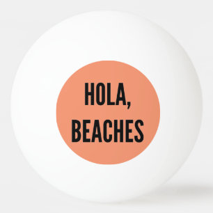 Beach bachelorette party hola, stranden! bier pong pingpongbal