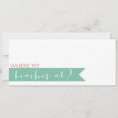 Beach Bachelorette Party Invitation Kaart (Voorkant)