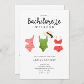 Beach Bachelorette Party Kaart (Voorkant / Achterkant)