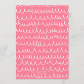 Beach Bachelorette Party Kaart (Achterkant)