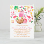 Beach Bachelorette Party Kaart (Staand voorkant)