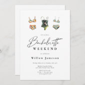 Beach Bachelorette Party Kaart (Voorkant / Achterkant)