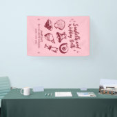 Beach Bachelorette Party Seashells Trouwbellen Spandoek (Beurs)