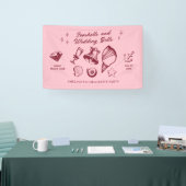 Beach Bachelorette Party Seashells Trouwbellen Spandoek (Beurs)