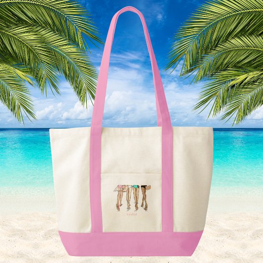 Beach Bachelorette Party Weekend Bride Squad Tote Bag
