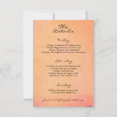 Beach Bachelorette Party Weekendje Uitnodiging (Achterkant)