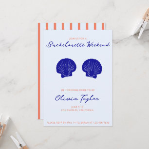 Beach Bachelorette uitnodiging