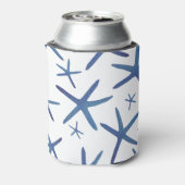 Beach Bachelorette van Starfish Sand Dollar Florid Blikjeskoeler (Blikje Achterkant)