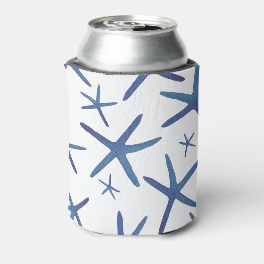 Beach Bachelorette van Starfish Sand Dollar Florid Blikjeskoeler (Blikje Achterkant)