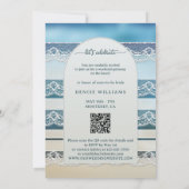 Beach Bachelorette Weekend Getaway Invitation Kaart (Achterkant)