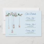 Beach Bachelorette Weekend Itinerary Kaart (Achterkant)