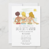 Beach Bachelorette Weekendje weg Kaart (Voorkant)